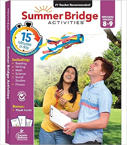Summer Bridge Activities 8-9 Workbooks, Math, Reading Comprehension, Writing, Science, Social Studies, Fitness, Summer Learning 9th Grade Workbooks ...