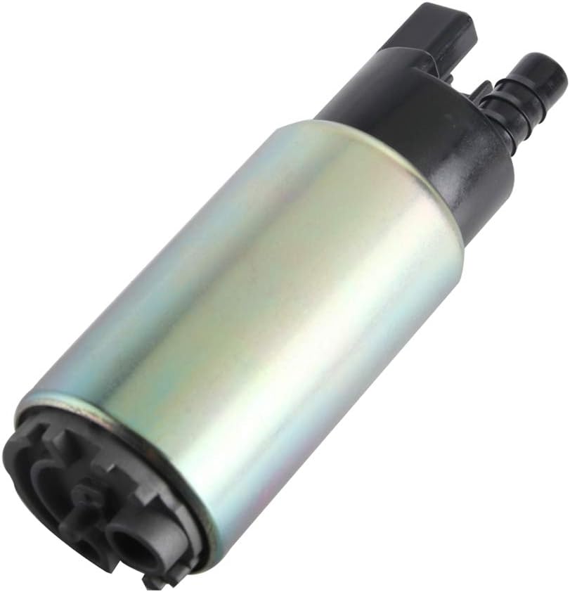 MUCO New 255LPH High Flow Intank Electric Fuel Pump with Strainer/Filter + Rubber Gasket/Hose + Stainless Steel Clamps + Universal Connector Wiring Harness MCP-203A: Automotive