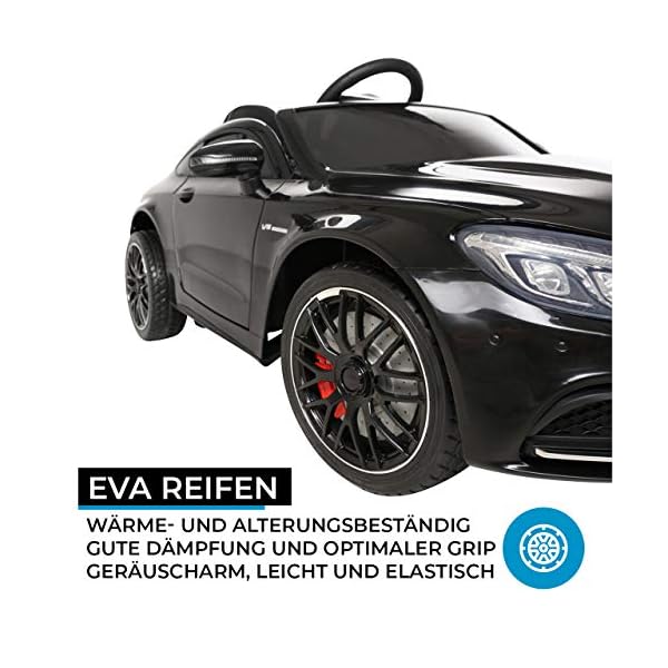 Actionbikes Motors Spielzeug Elektroauto Mercedes Benz C63 - Lizenziert - Ledersitz - Rc Fernbedienung - Elektro Auto… – Bild 6