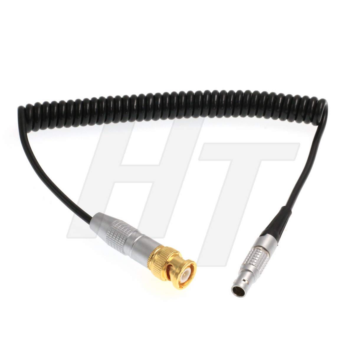 Timecode Sync Cable BNC to 5 Pin Mozegear Tig Q28/ Timecode Systems to Alexa camera (BNC to 5pin coiled cable)