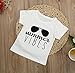 Singleluci Toddler/Infant Kids Summer T-Shirt (12 Months, White Boys)