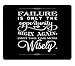 Wknoon Mouse Pad Inspirational Quotes Failure is Only The Opportunity to Begin Again Only This Time More Wisely Custom Design, 9.5 X 7.9 Inch (240mmX200mmX3mm)