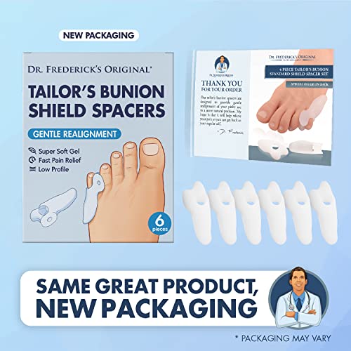 Dr. Frederick's Original Tailor's Bunion Shield Spacers Soft Gel