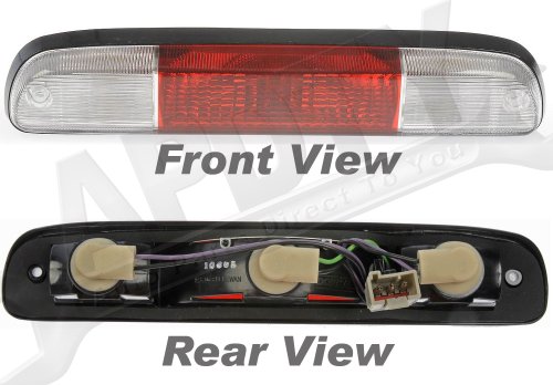 APDTY 034317 Third Tail Light Brake Lamp Assembly 1995-2008 Ford Super Duty Trucks / 1995-2003 Mazda B-Series Trucks (Check Fitment Chark To Ensure Proper Fit; Replaces YC3Z13A613BA)