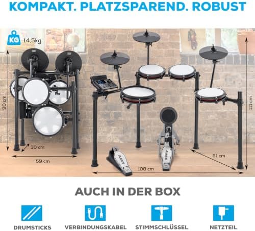 Nitro Max Kompaktes elektronisches Schlagzeug
