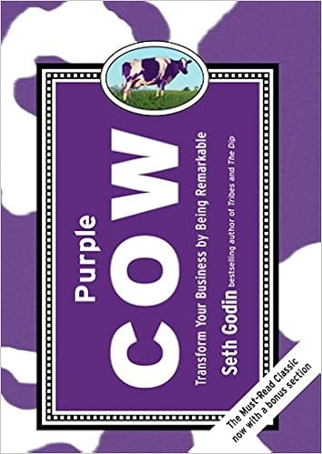 Purple Cow New Edition Transform Your Business By Being Remarkable Godin Seth Amazon Com Books Purple Cow New Edition Transform Your Business By Being Remarkable Godin Seth Amazon Com Books