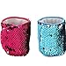 BFMate Girls Mermaid Bracelet for Party Favors, Birthday Gifts, Two-Color Reversible Charm Sequins Wristband Magic Calming Bracelets for Kids, Boys - Super-Soft Velvet Lining