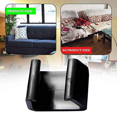 10 Stück Starke Verbinder für Gartenmöbelset aus Polyrattan,Lounge Set Clips Klammern Outdoor Couch Patio Möbel, Plastik, Show, 6 cm – Bild 5