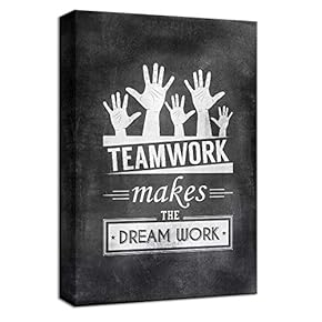 Canvas Wall Art Inspirational Quotes for Office Painting Artwork for Home Prints Framed - 12x18 inches