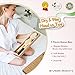Dry Brushing Body Brush Natural Bora and Horse Bristles Wooden Detachable Long handle, Foot File Set For Exfoliating, Cellulite Remove, Lymphatic Drainage Massager, Shower Back Scrubber Exfoliator