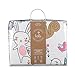 Lolli Living 4-Piece Baby Bedding Crib Set with Stella Pattern. Complete Set with Quilt, 2 Fitted Sheets, and Bed Skirt.
