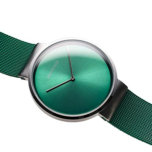 BERING-Time-Unisex-Slim-Watch-14539-808-39MM-Case-Classic-Collection-Stainless-Steel-Strap-Scratch-Resistant-Sapphire-Glass-Minimalistic-Designed-in-Denmark