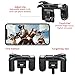 Mobile Game Controller Cell Phone Game Fire Button Aim Key Game Joystick Smart Phone PUBG Knives Out Rules of Survival Gaming Shooter Trigger L1R1 for Android iOS(1 Pair)