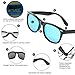 FaerieKing Kids Sunglasses For Kids Polarized Sunglasses Girls Child Boys Age 3-10 (Rubberized Blue|Polarized Ice Blue)