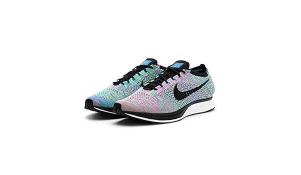 nike flyknit racer green strike/black-blue lagoon