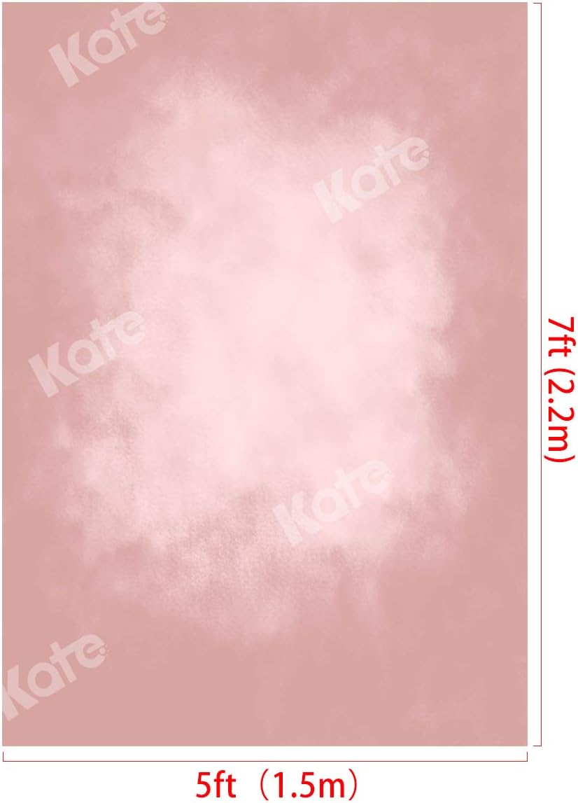 Kate Studio Backdrop Pink Texture Portrait Backdrop Pink baby Gradient Photography Backgrounds for Microfiber Professional Photography Studio Background 1.5x2.2m - Image 4