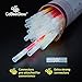 Glow Sticks Necklaces Party Pack - Bulk 50 Stick - Long Extra Bright Glow In The Dark Party Supplies - 22