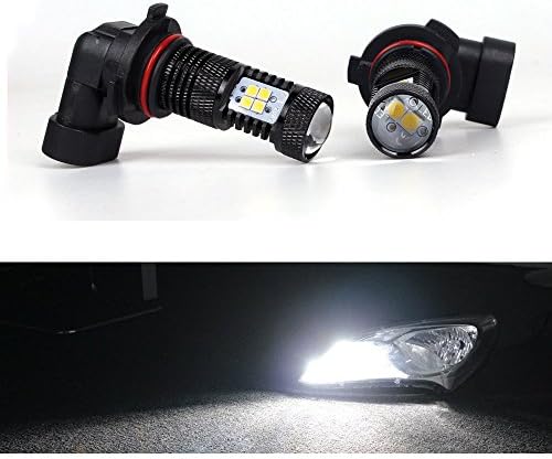 LED import USA Super Bright 3030 Chipsets 9006 LED Bulbs for DRL or Fog Lights, 6000K white