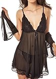 Women's 3 Pieces Sleepwear Lingerie Set