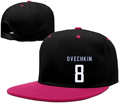 Fashion Unisex 8# Ice Hockey Alex Ovechkin Sporting Hats Caps Pink