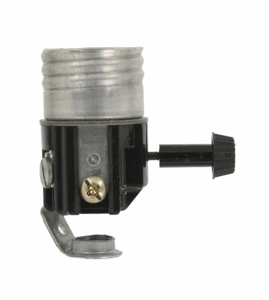 Leviton 7069 Incandescent Lampholder, Candle, Medium Base, 250W250V