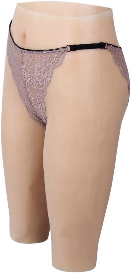 FEEDGO Crossdressing Silicone Pants Realistic Vagina Fake Buttocks False Ass Trousers Cosplay for Transgender 1st Generation