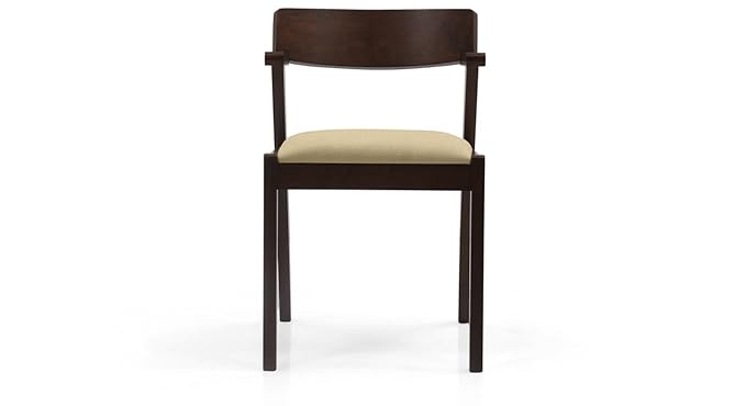 Urban Ladder Thomson Solid Wood Dining Chairs, Set of 2 (Latte)