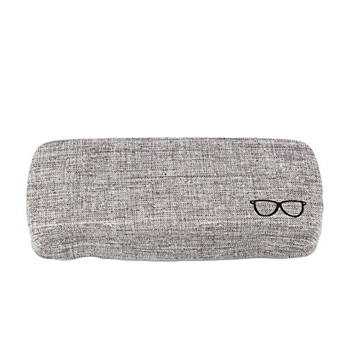 ZTL Retro Linen Fabric Glasses Case Hard Eyeglasses Sunglasses Box Holder Protector