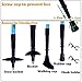 Ohuhu 22 Inch To 56 Inch Retractable Anti Shock Trekking Poles / Hiking Poles / Walking Sticks, 2-Pack (22-56'')