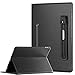iPad Pro Case, iPad Pro 12.9 Case, BENTOBEN [Magnetic Apple Pencil Holder] Kickstand Slim Folio Premium Faux Leather Smart Case for iPad Pro 12.9 inch Retina Tablet with Auto Wake/Sleep, Black