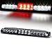 Auto Dynasty Dual Row LED Smoked 3rd Third Tail High Mount Stop Brake Light Cargo Lamp Compatible with Silverado Sierra GMT800 99-07