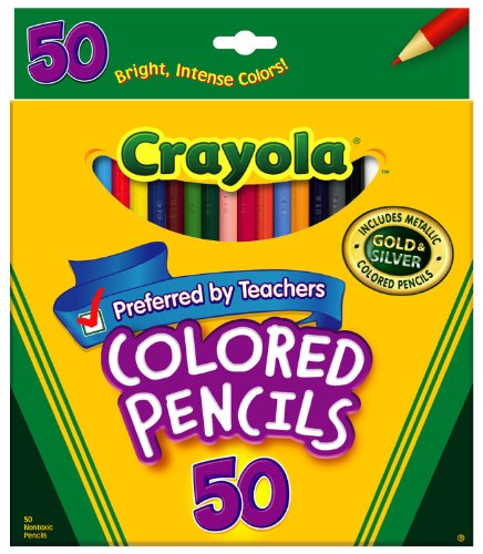 Crayola 50 ct long colored pencils (68-4050), 3 sets