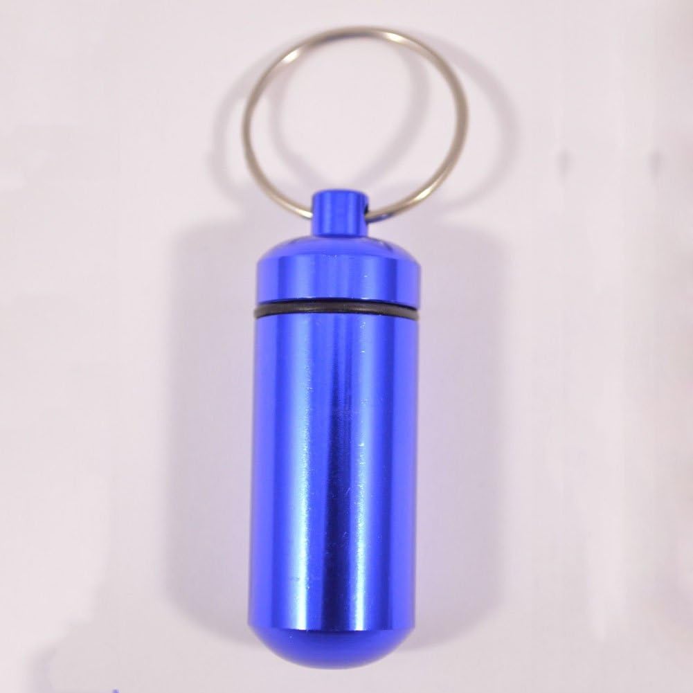 Aluminum Bottle Small Kit Outdoor First Aid Gallipot Cartridge Keychain 6 Colors