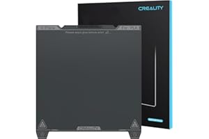Official Creality K1C Build Plate 235x235mm Original Smooth PEI Sheet with Nozzle Cleaner Flexible Spring Steel Magnetic Platform Plate for K1/K1C/Ender 3/3 V2/3 V3/3 V3 KE/3 V3 SE/3 Neo/3 V2 Neo