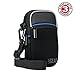 USA Gear Compact Point and Shoot Camera Case DSLR Camera Sling Bag with Accessory Pockets and Shoulder Strap - Compatible with Sony CyberShot, Canon PowerShot ELPH, Nikon COOLPIX and More (Black)