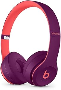 Beats Solo3 Wireless On-Ear Headphones - Beats Pop Collection - Pop Magenta (Renewed)