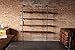 Topower Industrial French Country Style Decorative Pipe Wooden Wall ShelvesRustic DIYCeiling Pipe Shelf Wall Vintage Hung Bracket Industrial Shelves (Five-Layer × 2)