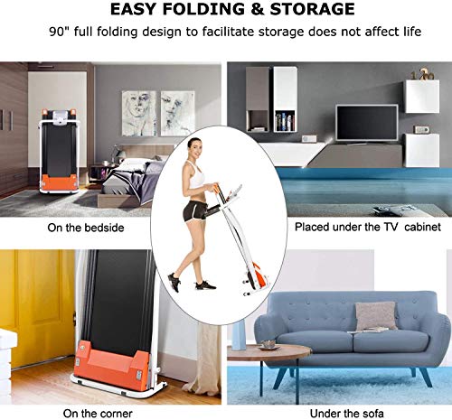 Folding-Treadmill-Electric-Treadmills-for-Home-with-LCD-MonitorPulse-Grip-and-Safe-Key-Running-Walking-Jogging-Exercise-Fitness-Machine-for-Home-Gym-Office-Space-Saver-Easy-Assembly