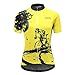 Cycling Jersey Women Aogda Bike Biking Shirts Bicycle Clothing(Yellow, XXXL)thumb 1