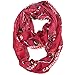 Littlearth NFL Arizona Cardinals Sheer Infinity Scarf, Team Color, 70” x 25”