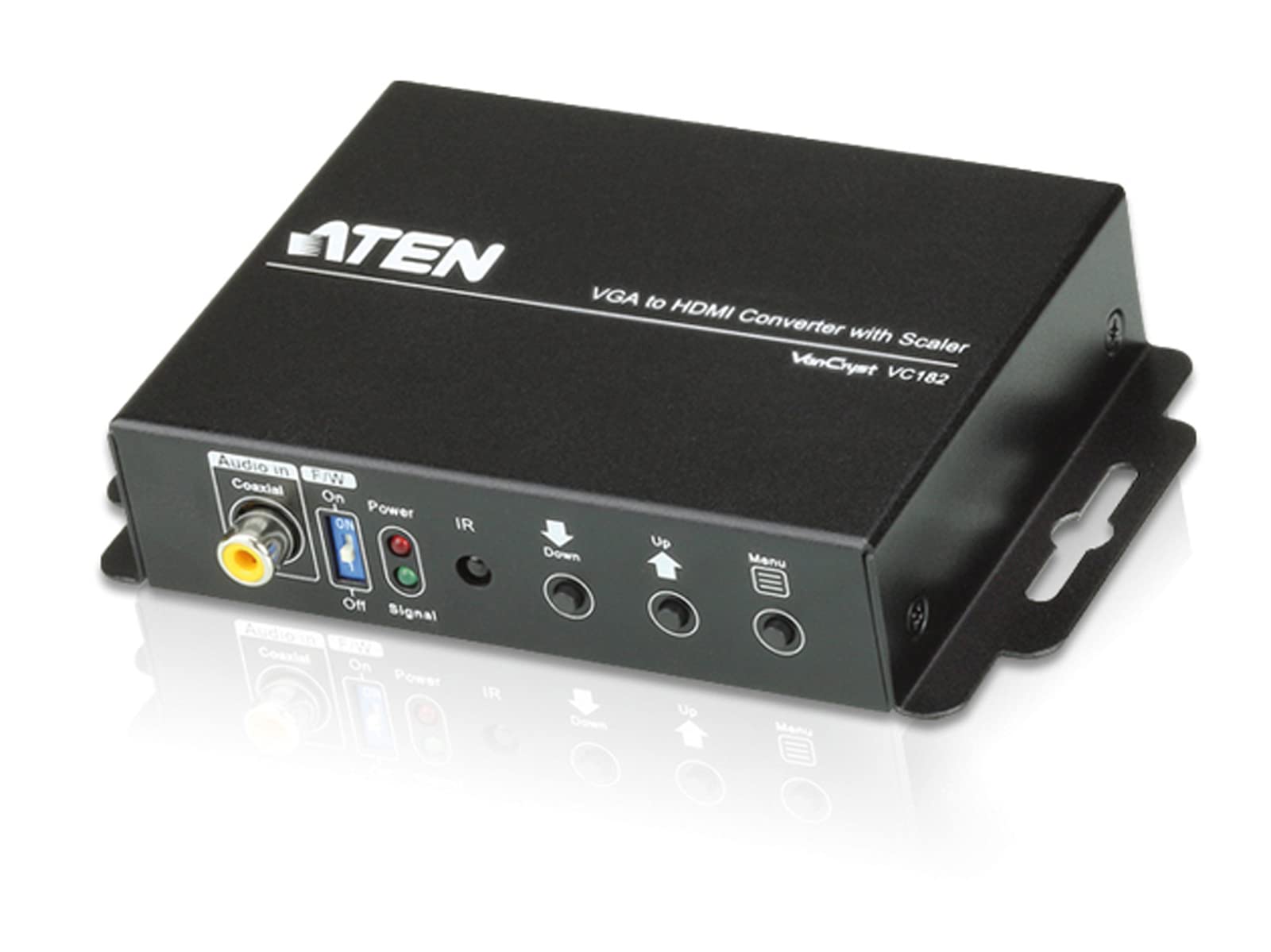 ATEN VGA/Audio to HDMI Converter with Scaler VC182 (up to 1080p, 1920 x 1200, 3D Deinterlacing) No software required