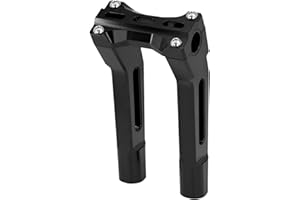 HCmotorku Motorcycle 10" Handlebar Risers Fit For Harley Softail 1995-2015 VRSC 2002-2017 Sportster XL 1996-later XR 2008-201