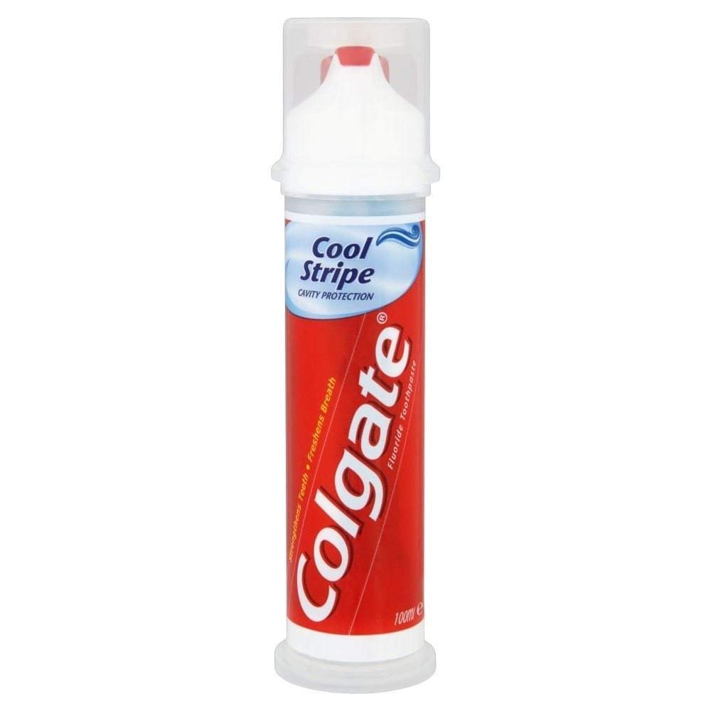 Colgate Triple Cool Stripe Toothpaste Pump (100ml) Amazon.co.uk