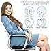 Coccyx Seat Cushion - Comfortable Supportive Orthopedic Memory Foam Relieves Back, Sciatica and Tailbone Pain Great Seat Pillow for Office Chair Car Seat, Wheelchair, Plane