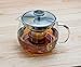 BOJE Teapot - 40oz - Sleek Design Perfect For Looseleaf, Blooming Teas or Tea Bags - Removable Stainless Steel Infuser