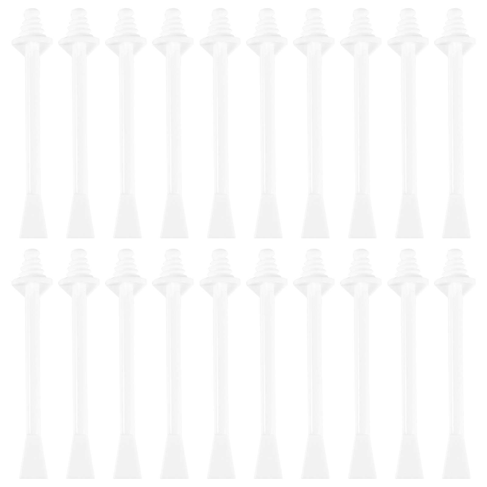 minkissy 20pcs Nose Wax Sticks Applicators Nose Waxing Strips Spatulas for Nostril Nasal Nosehairs Eyebrow Facial Hair Removal