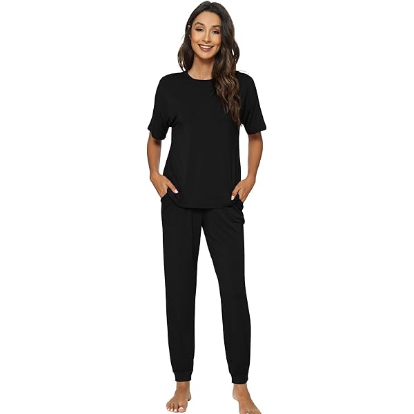 Joyaria Women's Bamboo Viscose Bermuda Pajama Shorts - Super Soft Cooling Sleep Shorts With Pockets (S-XXL)