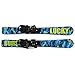 Lucky Bums Kid Beginner Snow Skis, Digital Blue