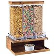 Cal-Mil 3434-99 Madera 3 Section Cereal Dispenser, 24" Height, 18" Width, 14" Length