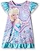 Disney Little Girls Frozen Elsa Snow Gems Nightgown Blue 4T